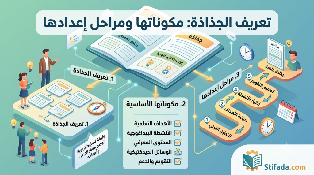 تعريف الجذاذة مكوناتها ومراحل إعدادها